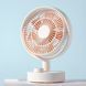 Мини-вентилятор настольный Sothing Plume S3 Desktop Fan c аккумулятором (DSHJ-S-2102), Apricot White 251049 фото 2