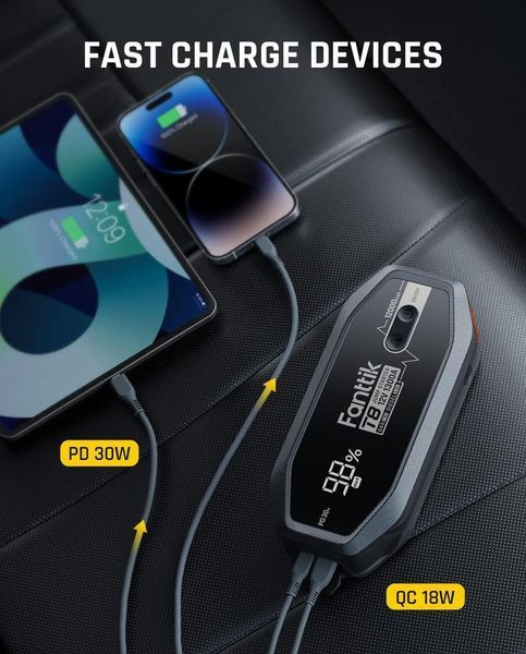 Пусковое устройство Fanttik T8 1300A Jump Starter для бензиновых и дизельных двигателей 250263 фото