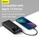 Павербанк Baseus Bipow Digital Display 20 000 mAh (15Вт) 3A, черный 250140 фото 7
