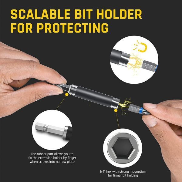 Набір біт Fanttik X1 Screwdriver Bit Set (43 шт) із сталі S2 (60HRC) 250216 фото