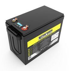 Акумулятор LiitoKala LiFePO4 LCD 24В 100Аг із вбудованим BMS 250976 фото