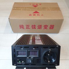 Інвертор із чистим синусом 3000W (1500W), перетворювач напруги з 12В на 220В (50 Гц) 250279 фото