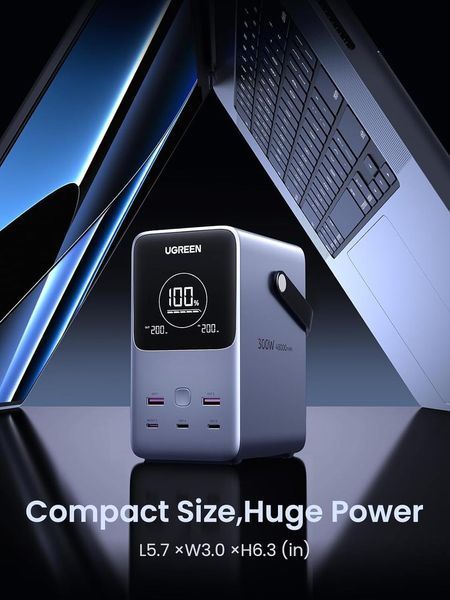 Внешний аккумулятор Ugreen PB770 48000mAh мощностью 300W 250932 фото