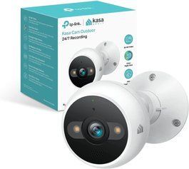 Уличная камера Tp-Link 2K Kasa KC420WS (IP65), белая 250126 фото