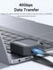 Кабель Type-C на Type-C HAGiBiS UCD4 (13 см) USB4 Cable, Grey 250983 фото 3